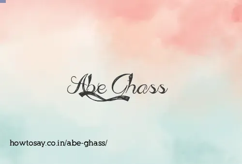Abe Ghass