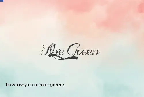 Abe Green