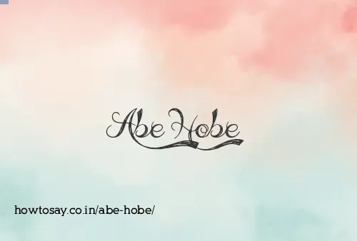 Abe Hobe