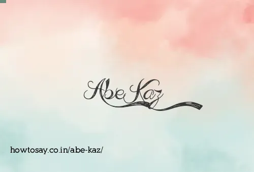 Abe Kaz
