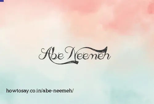 Abe Neemeh