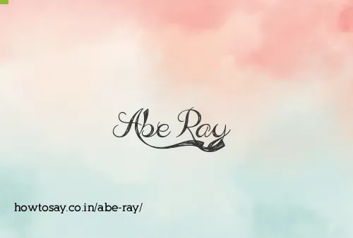 Abe Ray
