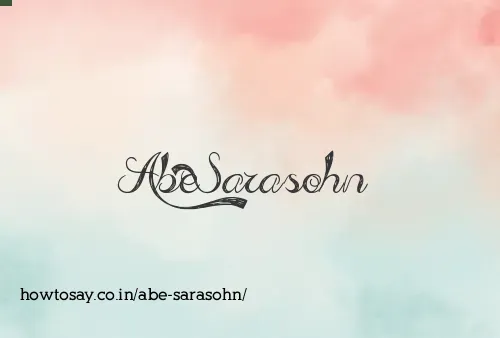 Abe Sarasohn