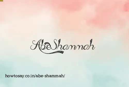 Abe Shammah