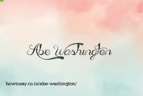 Abe Washington