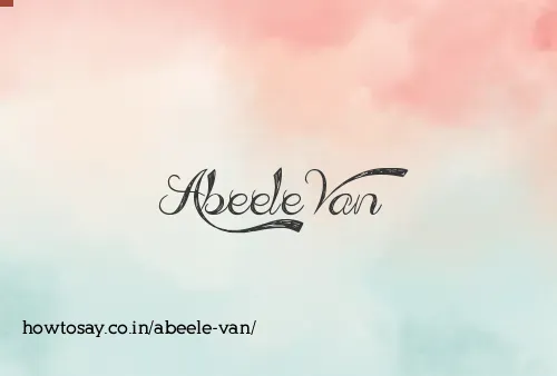Abeele Van
