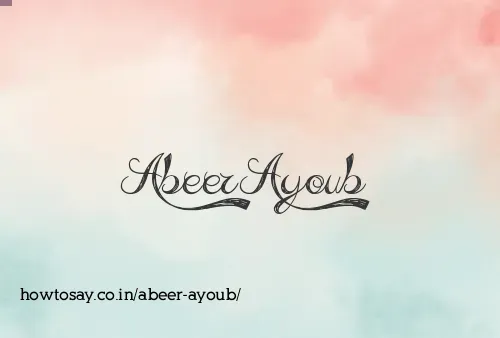 Abeer Ayoub