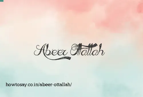 Abeer Ottallah