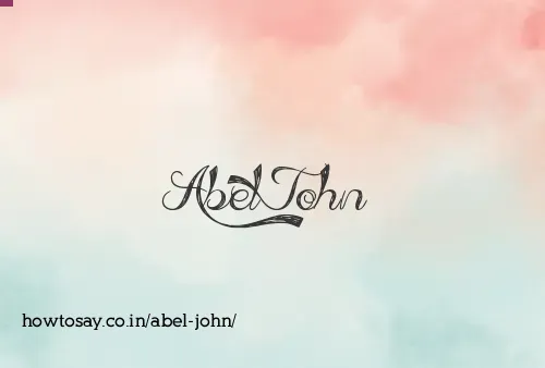 Abel John