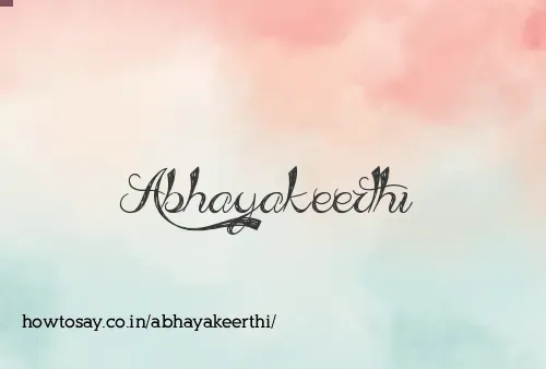 Abhayakeerthi