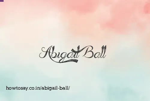Abigail Ball
