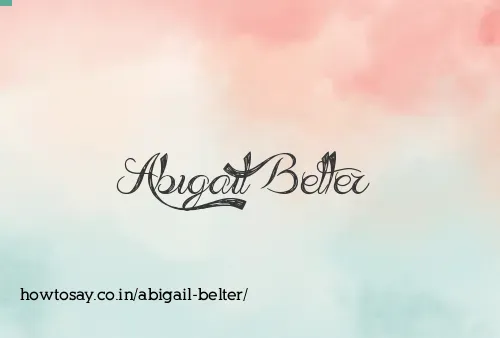Abigail Belter