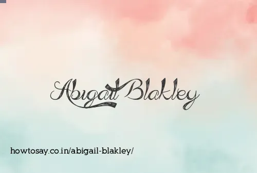 Abigail Blakley