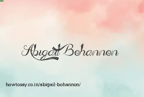 Abigail Bohannon