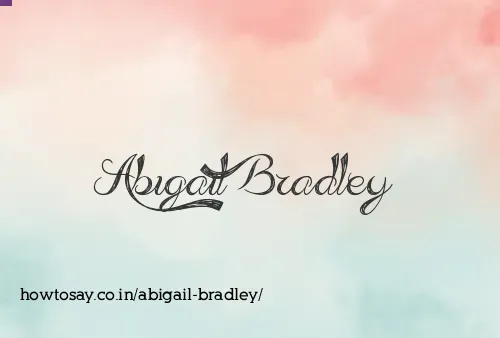 Abigail Bradley