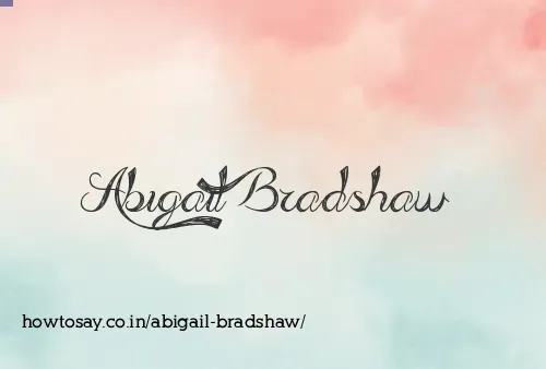 Abigail Bradshaw