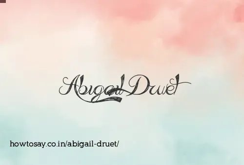 Abigail Druet