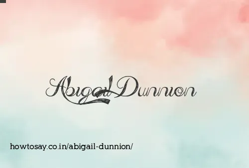 Abigail Dunnion