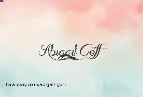Abigail Goff