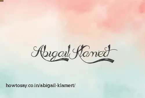 Abigail Klamert