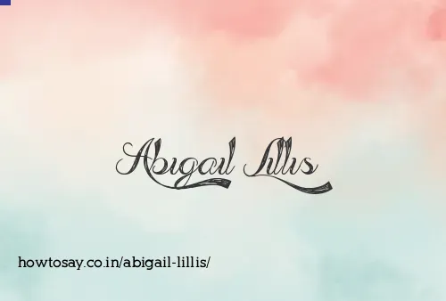 Abigail Lillis