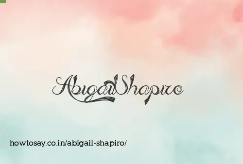 Abigail Shapiro