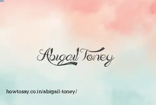 Abigail Toney