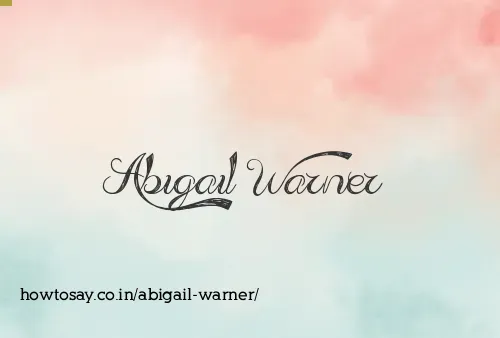 Abigail Warner