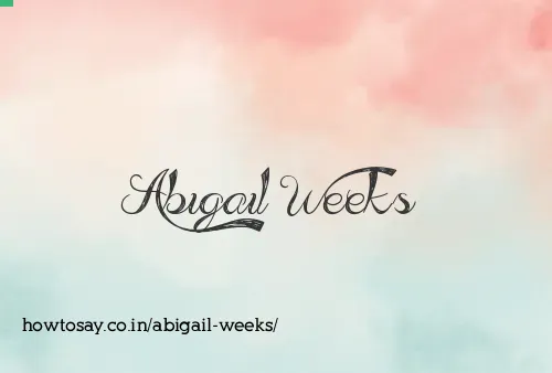 Abigail Weeks