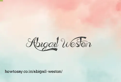Abigail Weston
