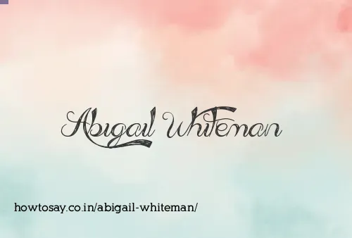 Abigail Whiteman