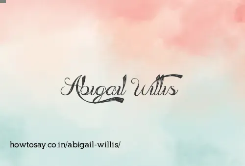 Abigail Willis