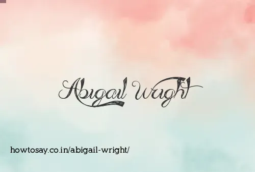 Abigail Wright