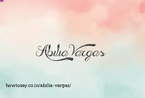 Abilia Vargas