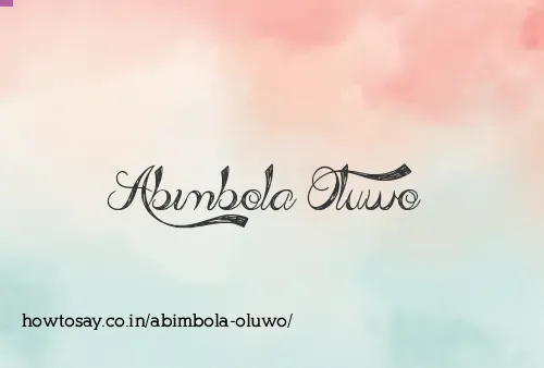 Abimbola Oluwo