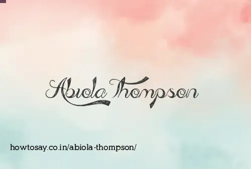 Abiola Thompson