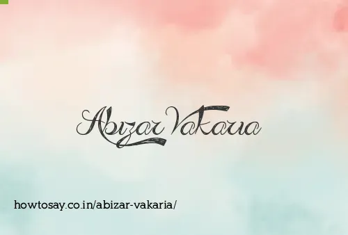 Abizar Vakaria