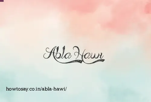 Abla Hawi