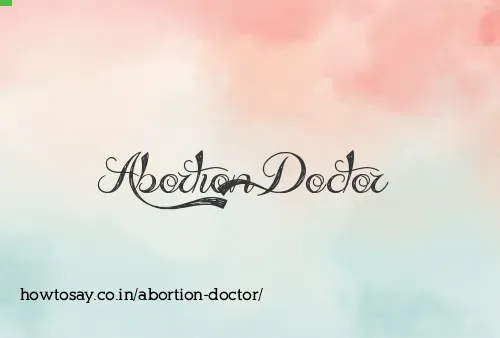 Abortion Doctor