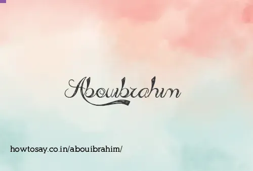 Abouibrahim
