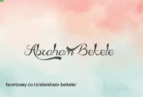 Abraham Bekele