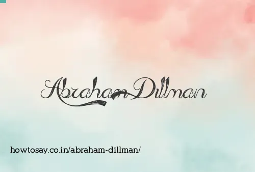 Abraham Dillman