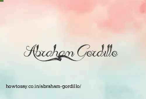 Abraham Gordillo