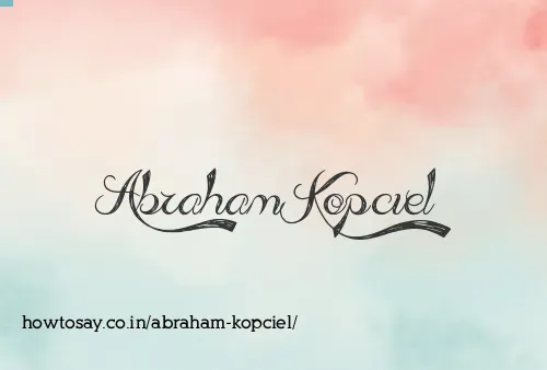 Abraham Kopciel