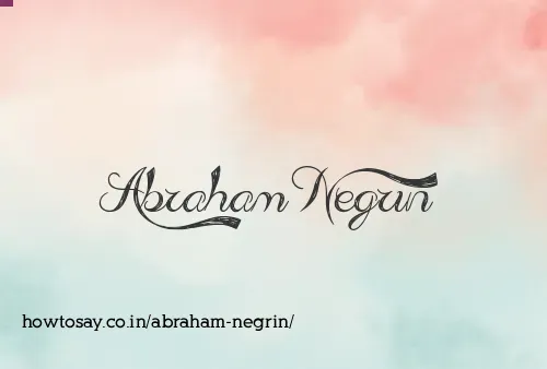 Abraham Negrin