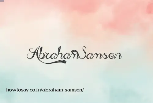 Abraham Samson