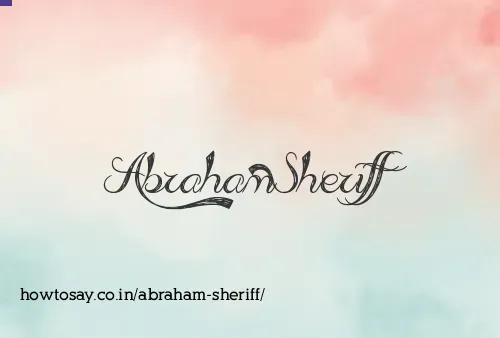 Abraham Sheriff