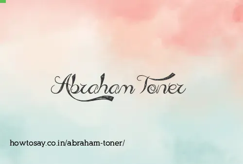 Abraham Toner