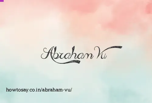 Abraham Vu