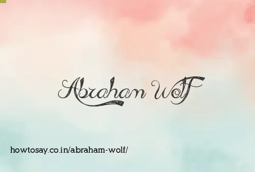 Abraham Wolf